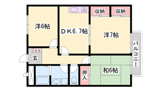 メゾンド　リポの間取り