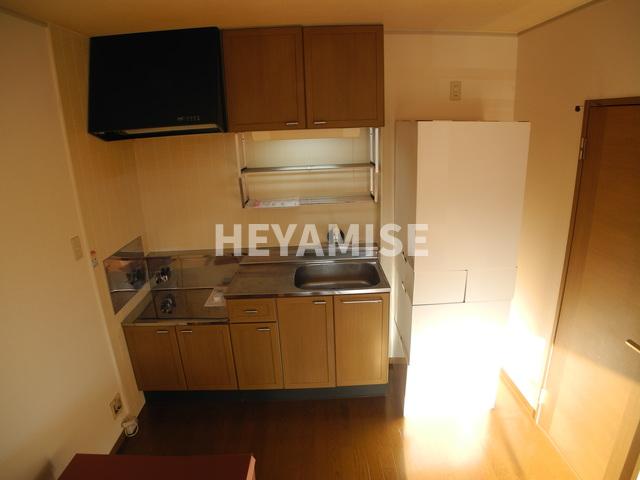 キッチン　※室内画像は別号室のもの　※家具、家電は付きません