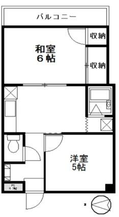 大田区南六郷のマンションの間取り