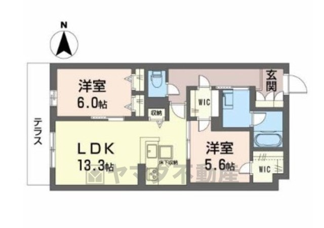 グランファミール箕面小野原の間取り