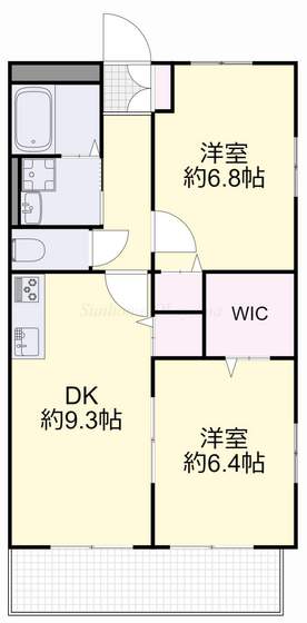 ホワイトマンション八反田の間取り