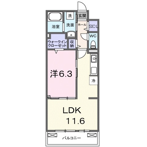 カレントかなぐらの間取り