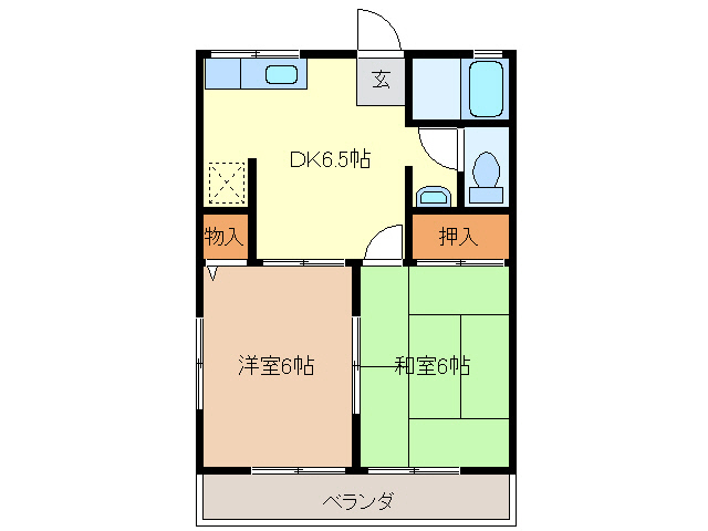 カストルの間取り