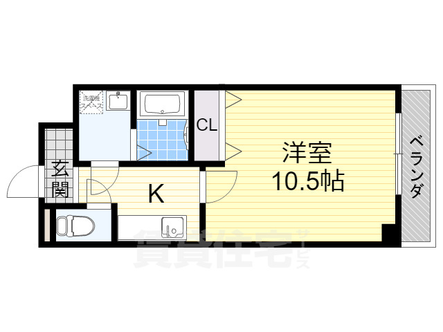 CITY SPIRE浜大津駅前の間取り