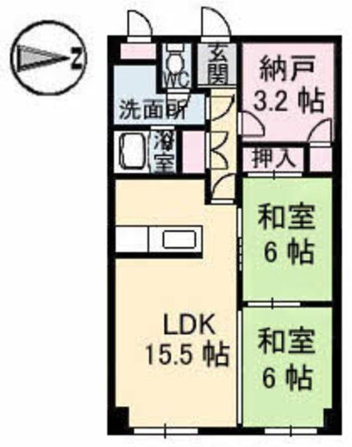 サンライズ三滝橋の間取り