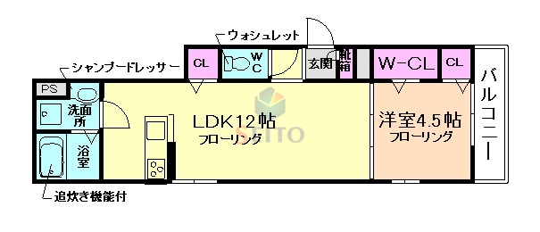 【アリビオ蛍池の間取り】