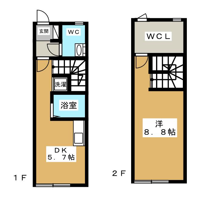 【フォンテーヌ　シスの間取り】