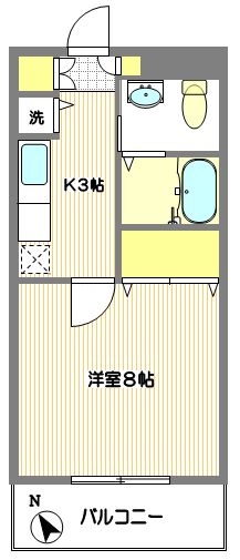 シャトル鷺沼Aの間取り