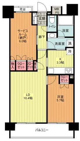 レジデンス八王子明神町の間取り