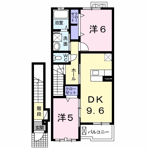 カルムコリーヌIIの間取り