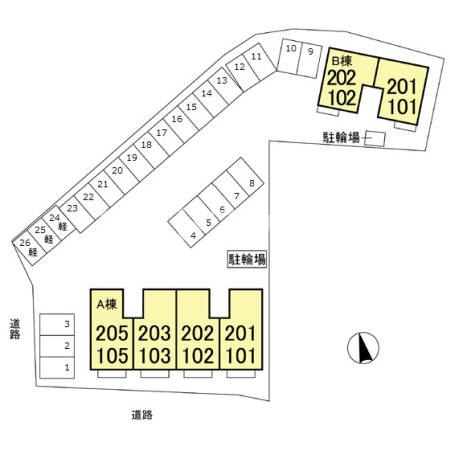 【高崎市吉井町池のアパートのその他】