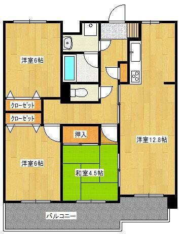 フロンティア八天の間取り