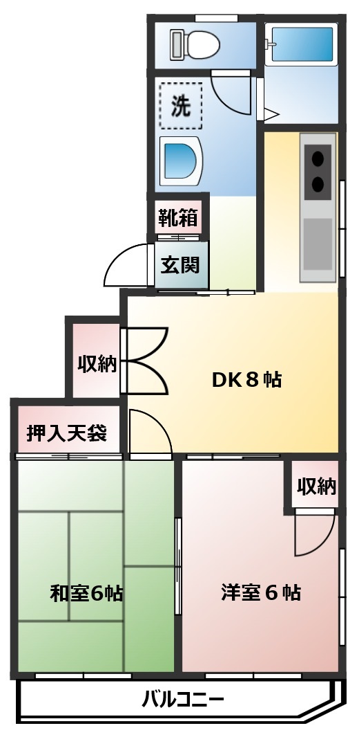 リーベ杉並の間取り