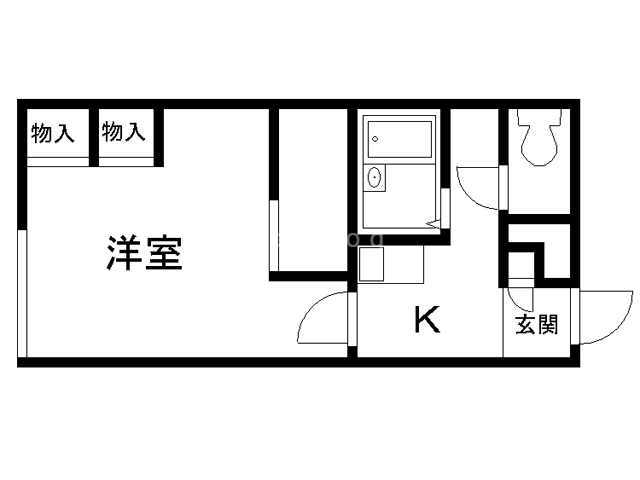 レオパレス宗代の間取り