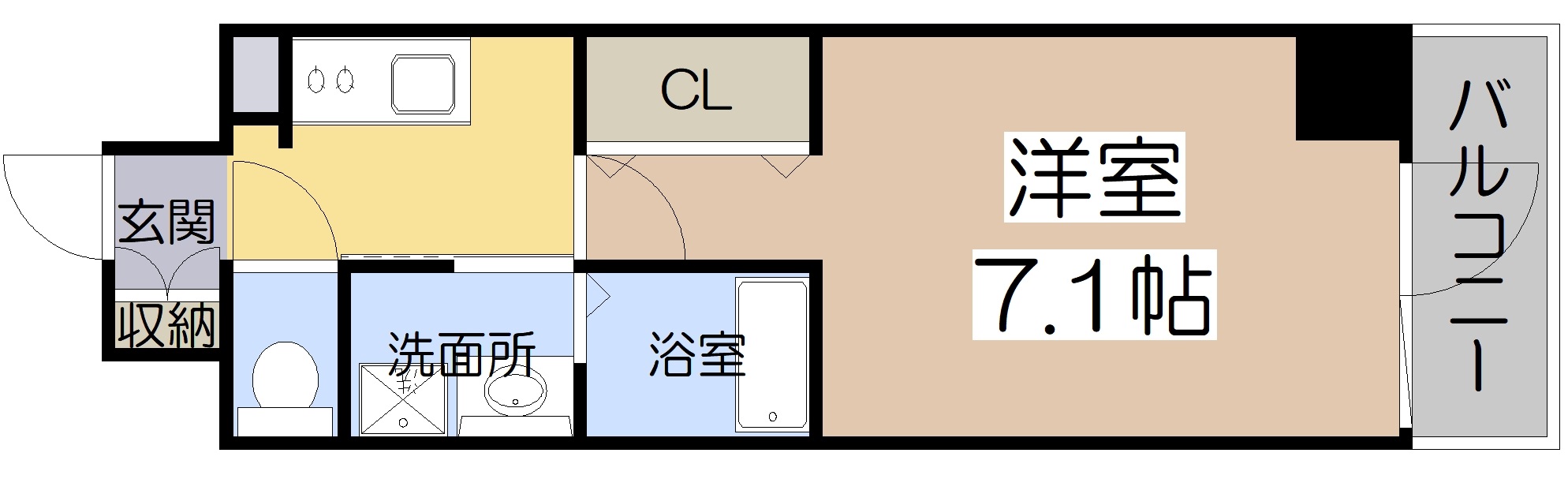 アーバンパーク田辺の間取り