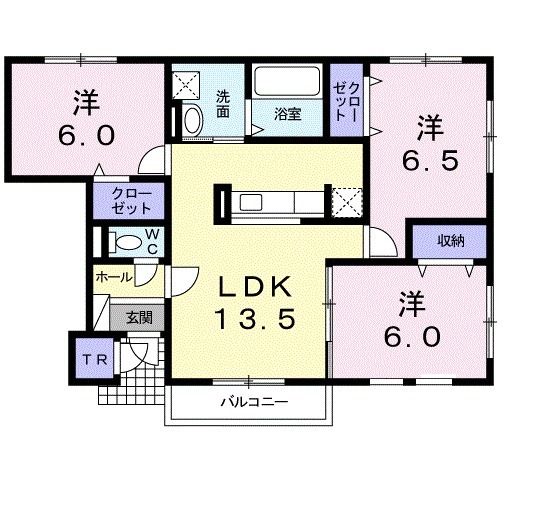 メープルＫｓの間取り