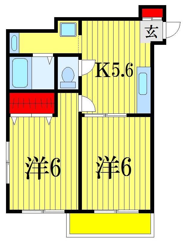 107セゾンの間取り