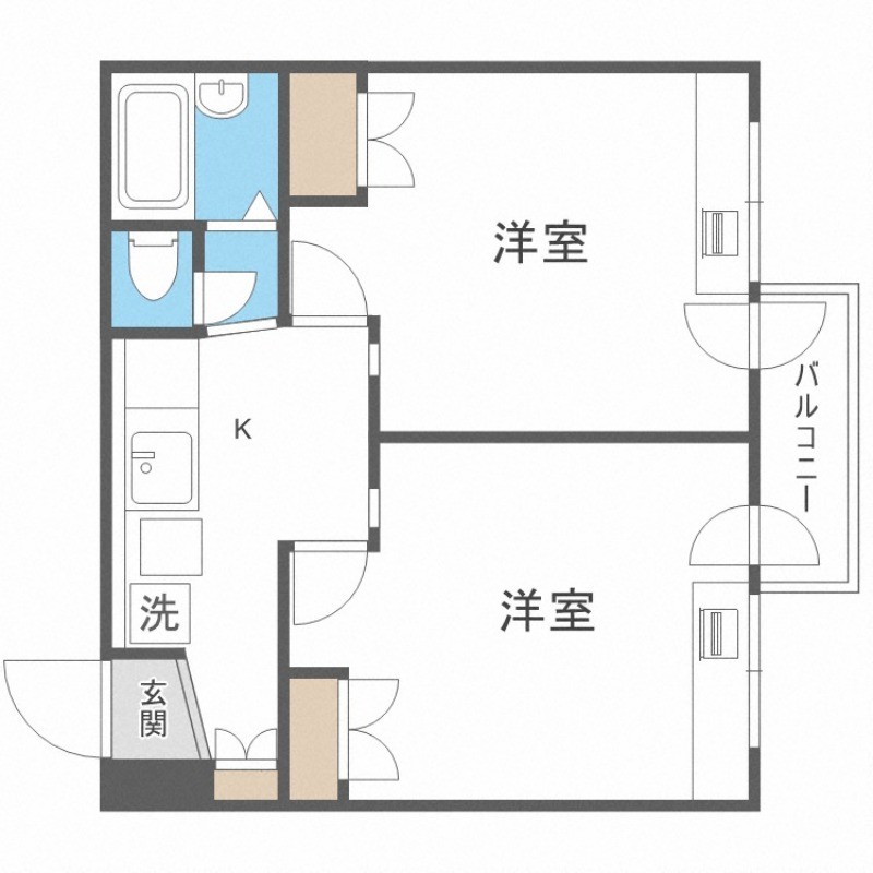 エスパシオ澄川の間取り