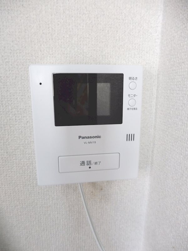 セキュリティ　来客を確認してから対応できて安心