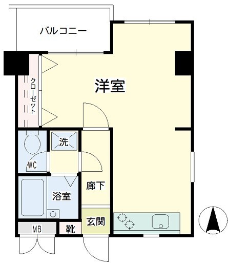 大口増田ビルの間取り