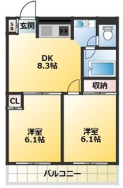 コート春陽の間取り