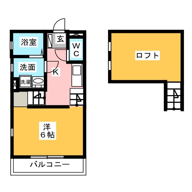 クオーレ松実IIの間取り