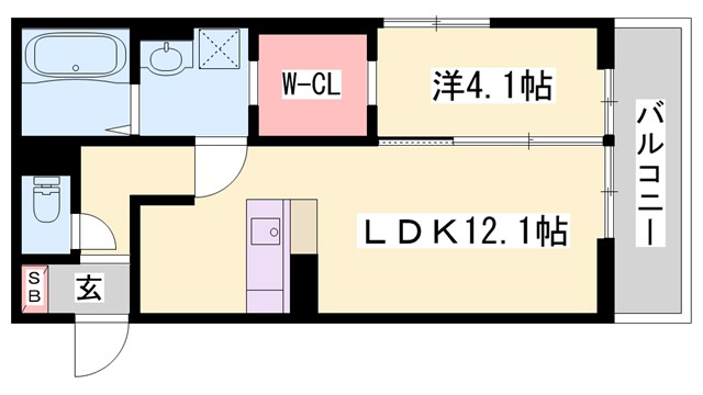 サニーコートの間取り