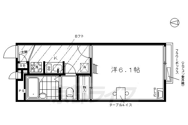 レオパレスＡＬＴＡIIIの間取り