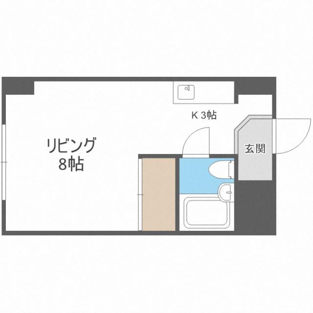 三共ハイツの間取り