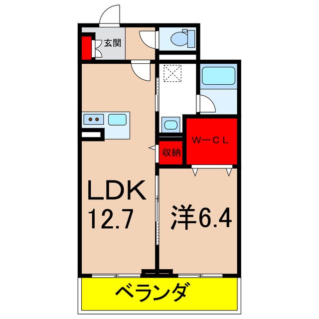 シャーメゾンスリアンの間取り