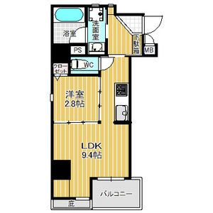 名古屋市千種区星が丘元町のマンションの間取り