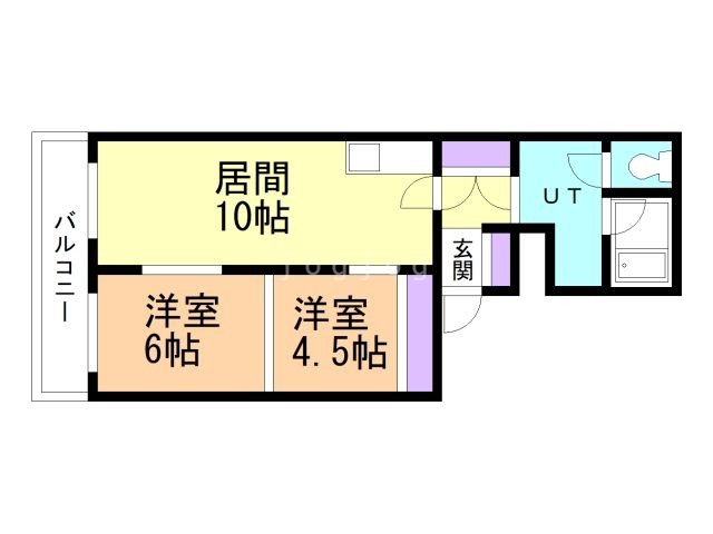 エースハイム琴似の間取り