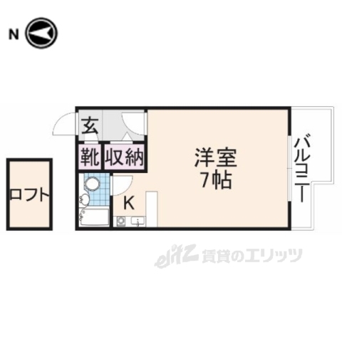 リバーヒル帝塚山の間取り