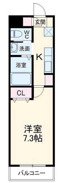 Ａ・Ｃｉｔｙ七条の間取り