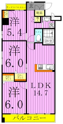 グリーンパレスの間取り