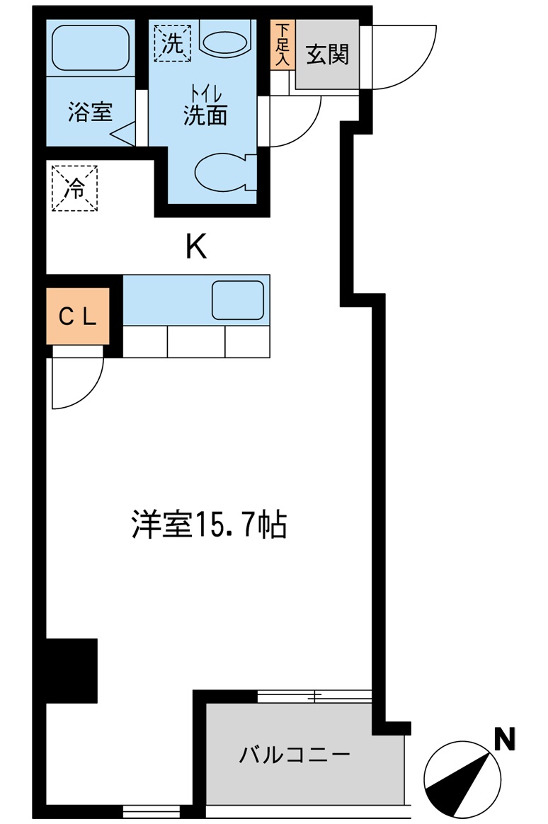 JMFレジデンス新横浜の間取り