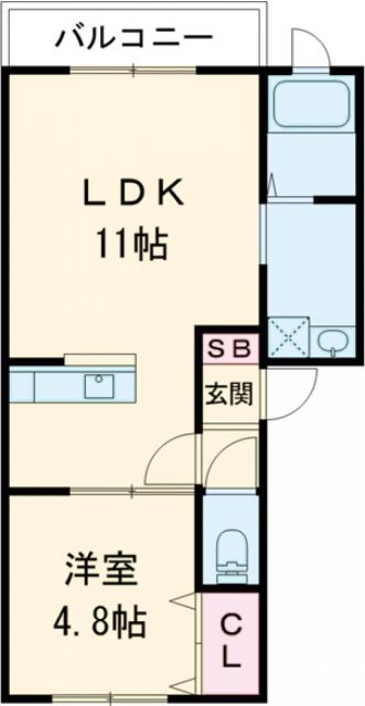 ラピスコート港の間取り