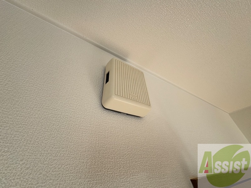 セキュリティ　来客時にはこちらのチャイムが鳴りますよ。