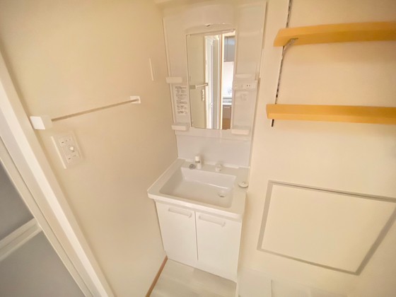 洗面設備　※別号室の写真となります。