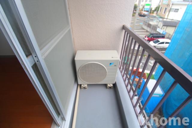 バルコニー　お洗濯にも便利なバルコニー付き