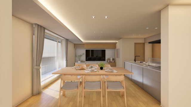 居室・リビング　完成パース