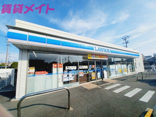 コンビニ　ローソン 川越町豊田店（コンビニ）まで500m