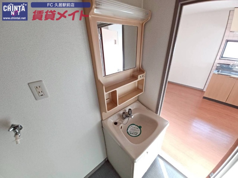 洗面設備　ベランダ