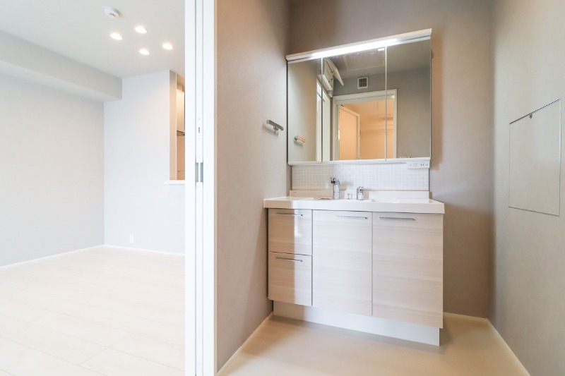 洗面設備　図面と現状に相違がある場合には現状を優先