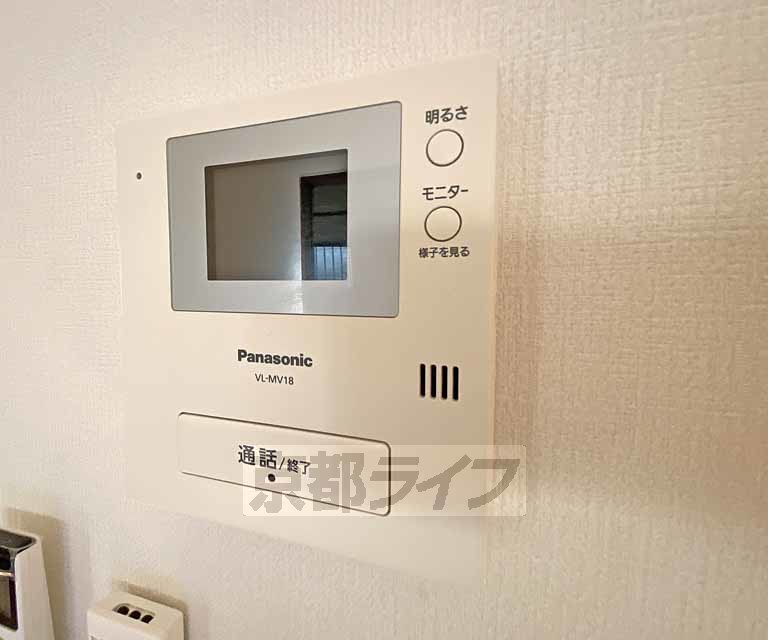 セキュリティ　モニターで来客確認できるので安心です。