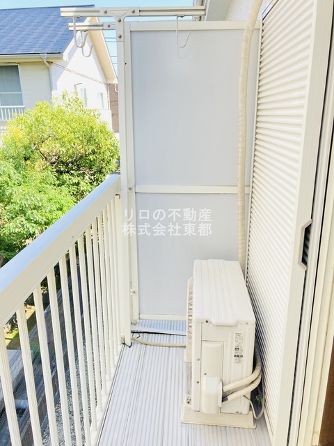 バルコニー　バルコニー付！お天気のいい日は洗濯物も気持ちよく干せますね！