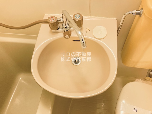 洗面設備　洗面ボウルもついているので、ここで洗顔できますね☆