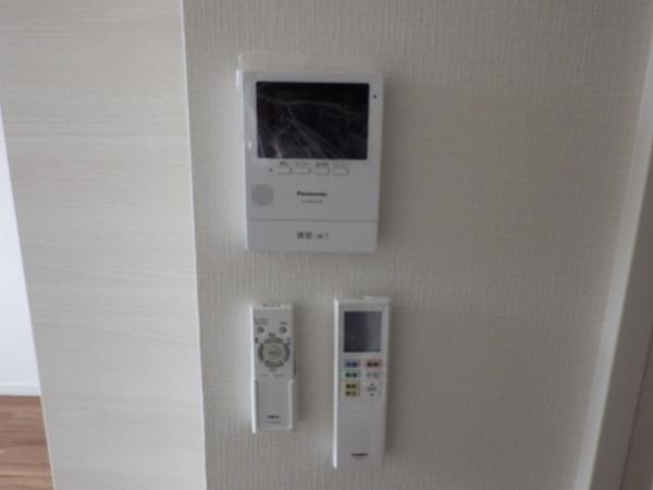 セキュリティ　モニター付インターフォンで急な来客も安心