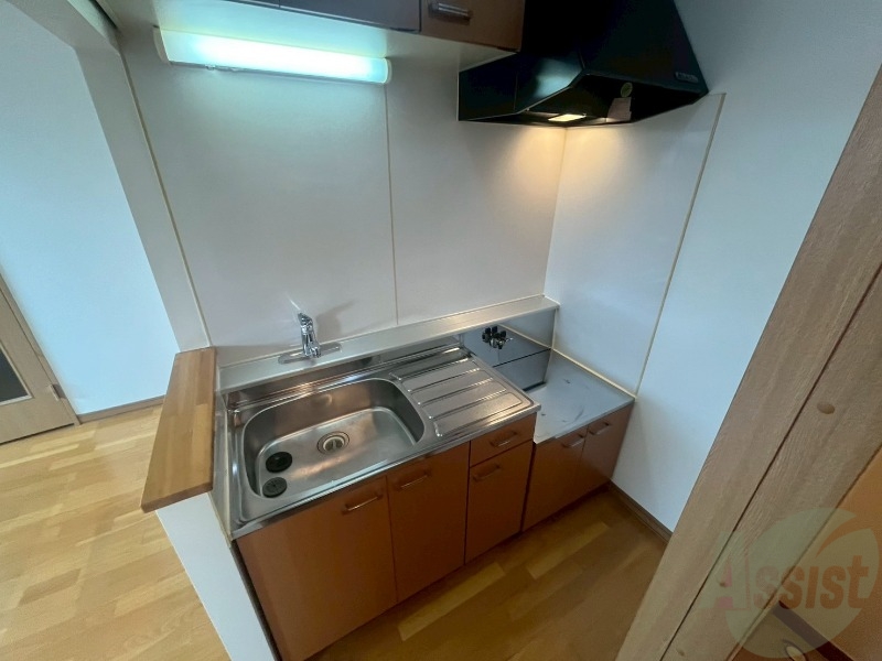 キッチン　清潔感がありお洒落なキッチンになっていました！