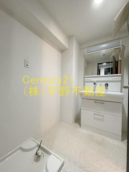 洗面設備　同建設会社施工の別物件です。